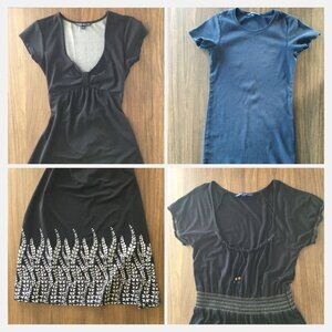 Maternity Wardrobe Bundle – 2 Dresses + 1 Short-Sleeve Sweater